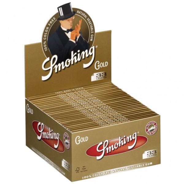 CARTINE SMOKING SLIM KS GOLD Pz.50
