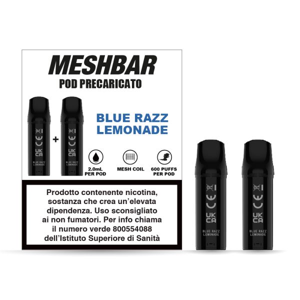 MESHBAR POD LEMON.2% ML2 P10x2 NICOTINA