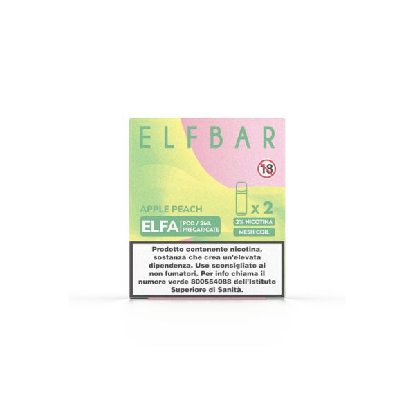 ELFA POD APPLE PEACH ML.2 P.20 NICOTINA