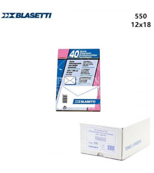 BUSTE LETTERA POSTALI 12x18 Pz.40
