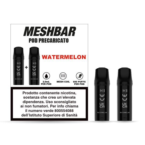 MESHBAR POD WATER.2% ML2 P10x2 NICOTINA
