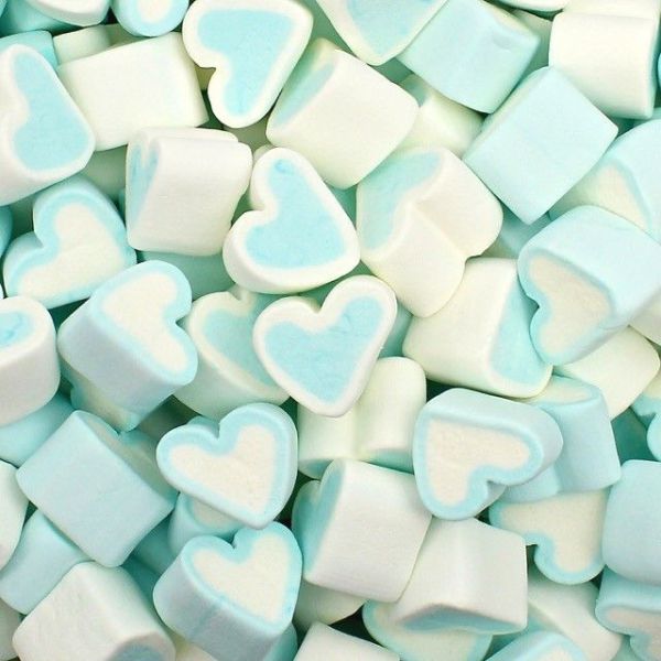 CUORI MIX BIANCHI E AZZURRI KG.1