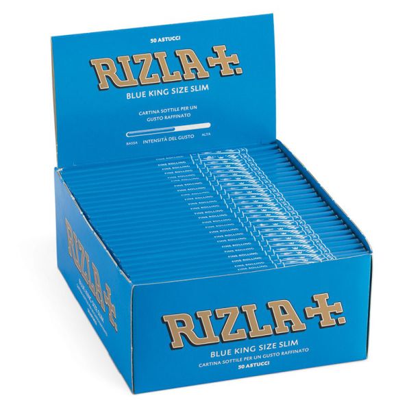 CARTINE RIZLA KS BLU SLIM PZ.50