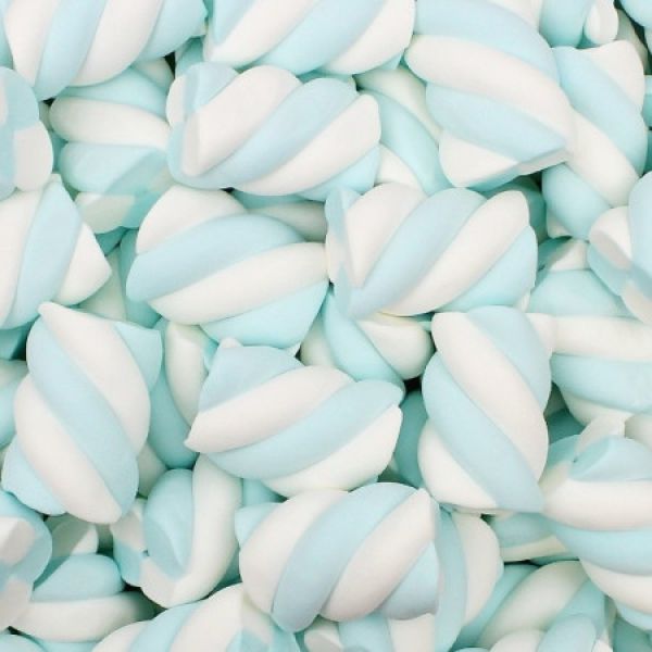 MARSHMALLOW TRECCIA BIANCA/AZZURRA KG1