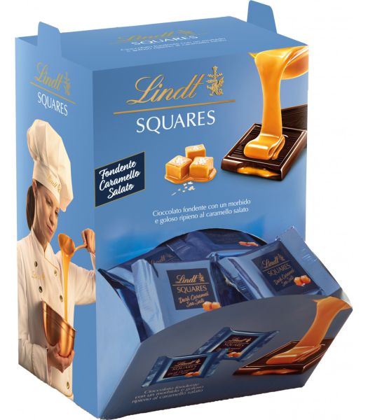 LINDT SQUARES FOND/CAR.SAL KG.1.2 PZ.75